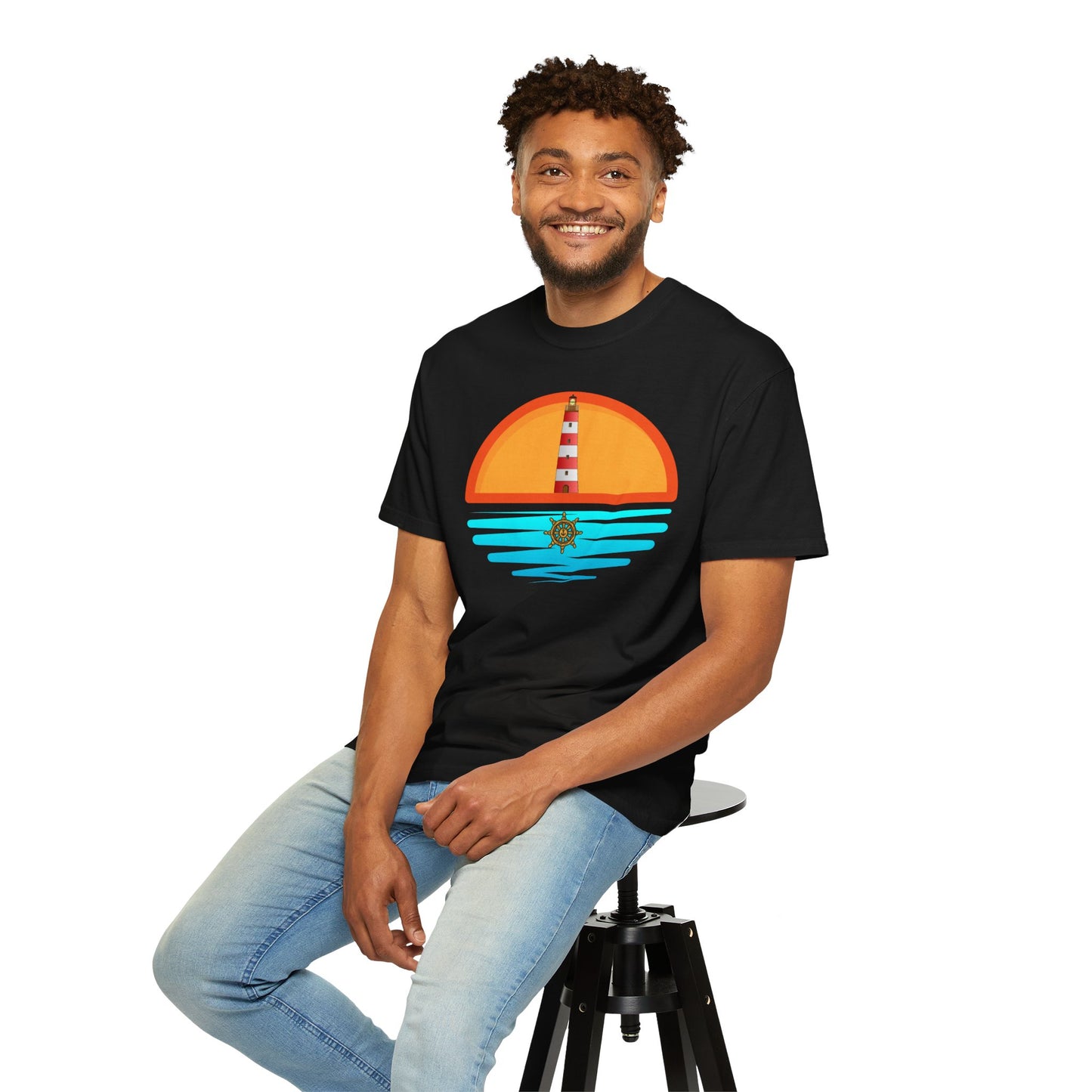 Lighthouse T-shirt Marine Style