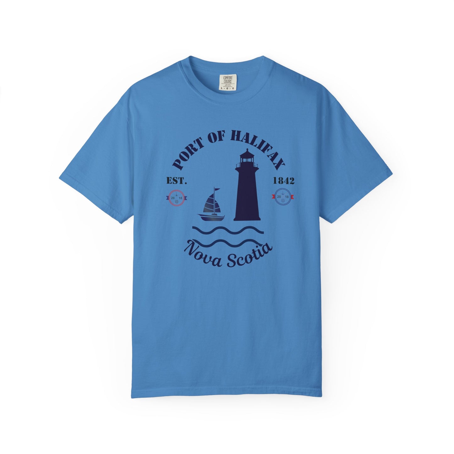 Navy Port Style Lighthouse T-Shirt.