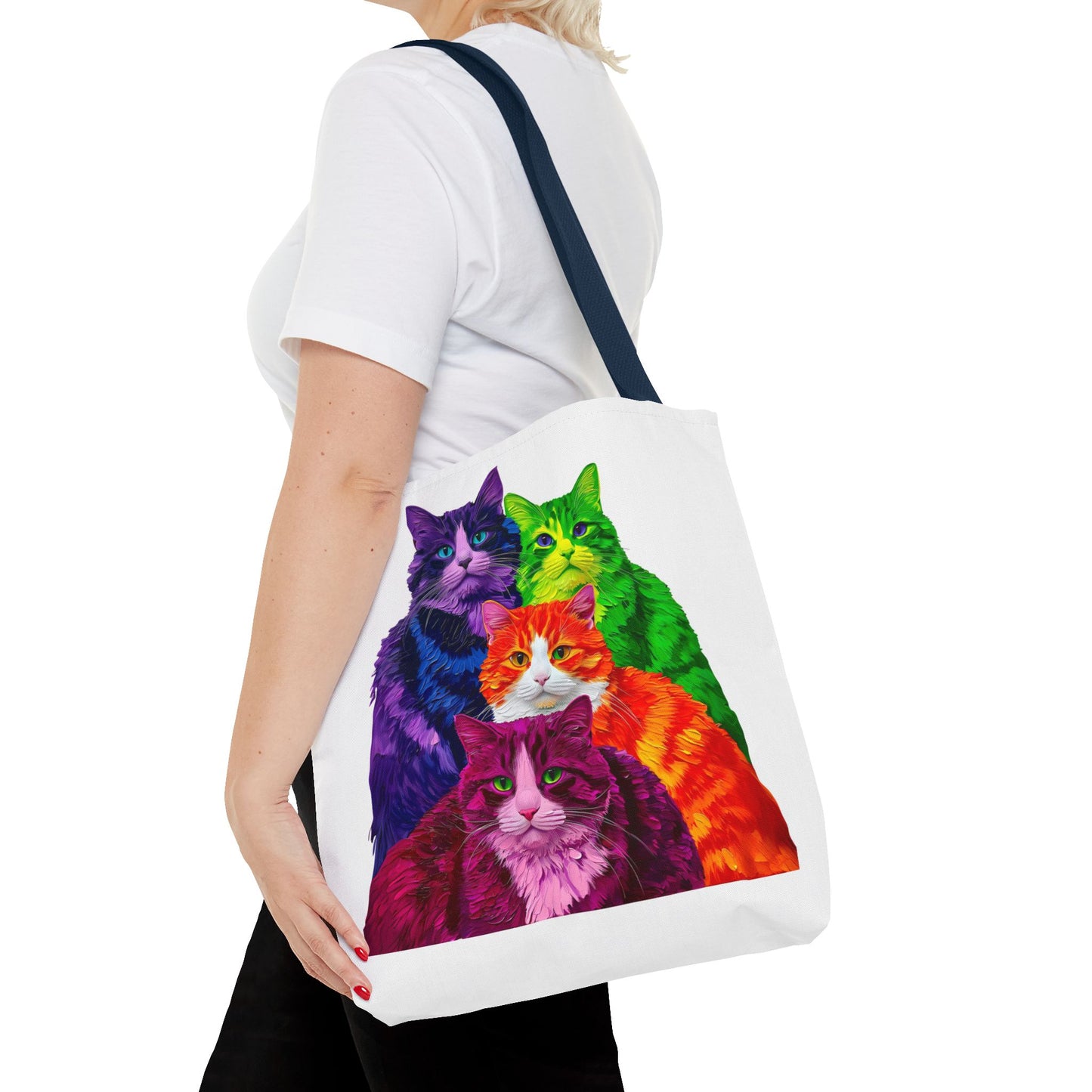 Vibrant Cat Tote Bag