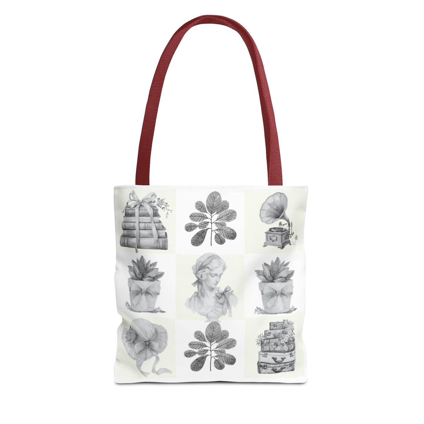 Chic vintage Botanical Tote Bag - Artistic Floral Design.