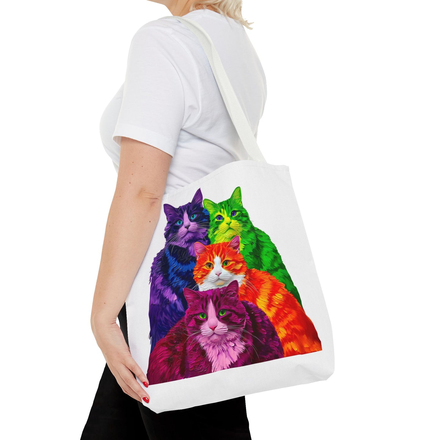 Vibrant Cat Tote Bag