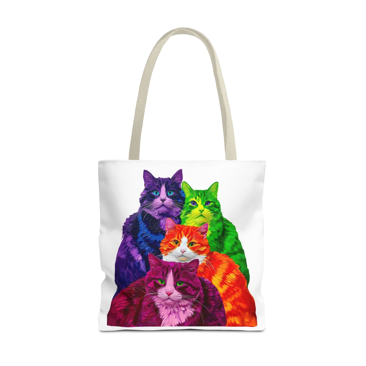 Vibrant Cat Tote Bag