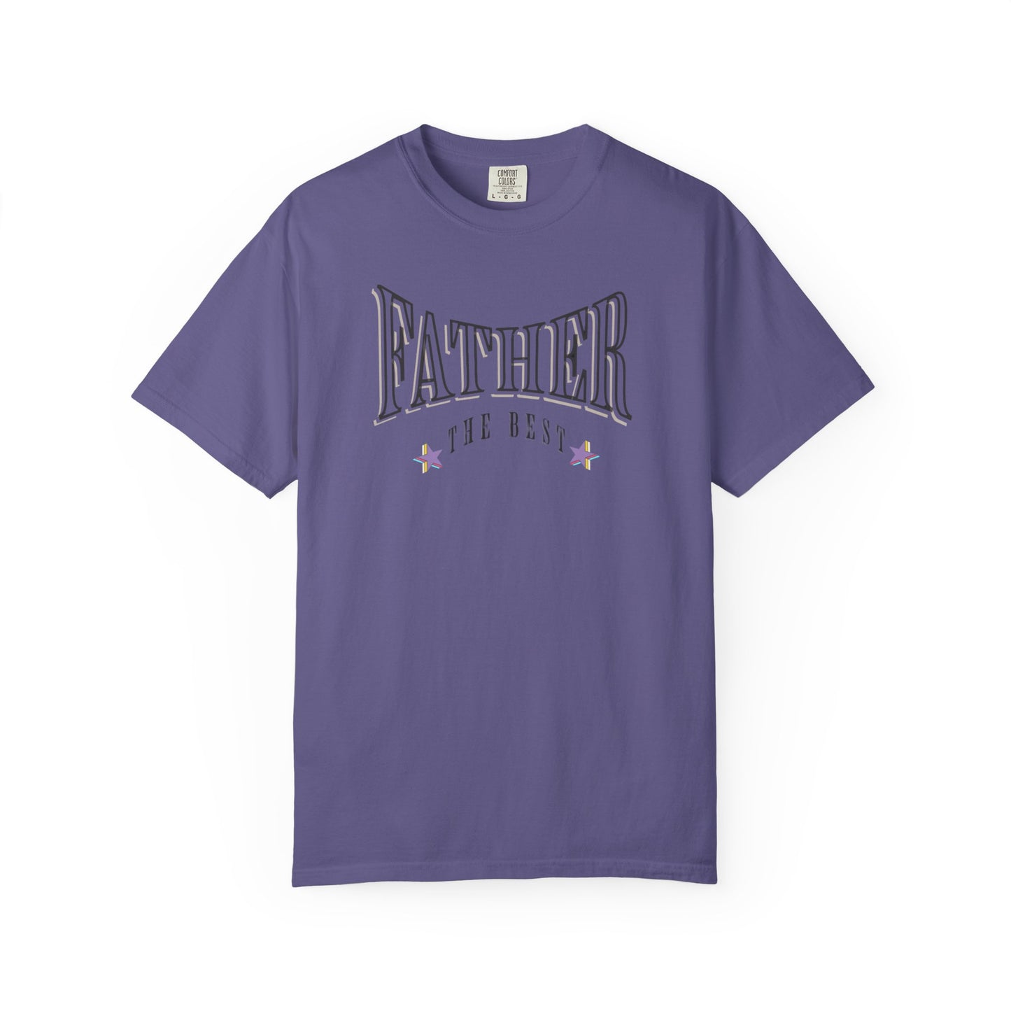 Father, "The Best" T-shirt - Unisex Garment-Dyed