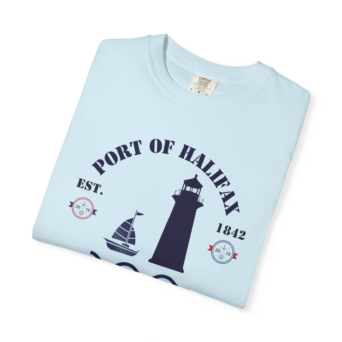 Navy Port Style Lighthouse T-Shirt.