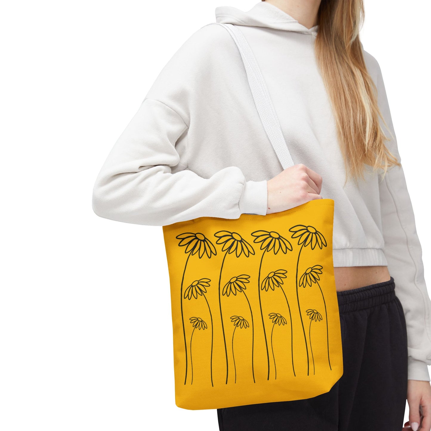 Yellow Flowers Tote Bag