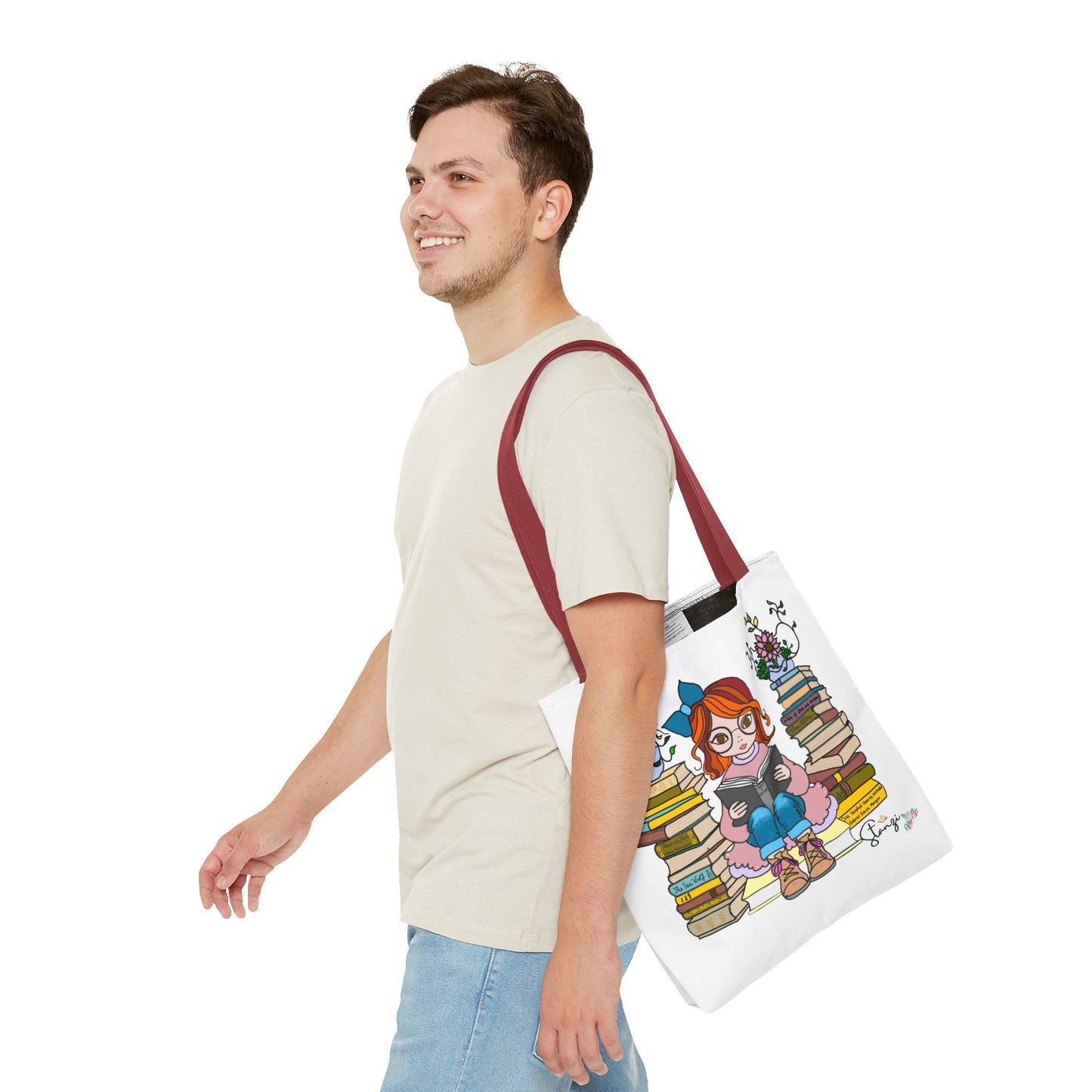Stanzi "The Reader" Tote bag.