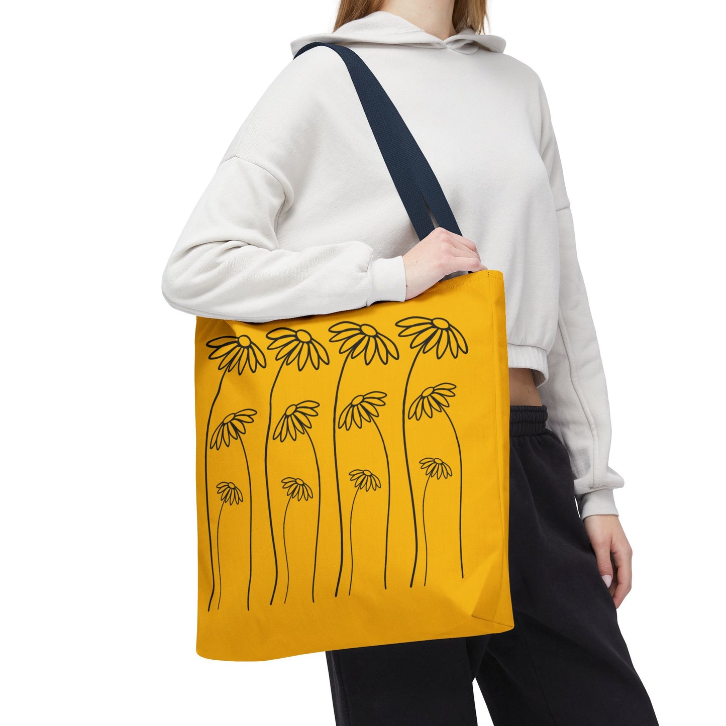 Yellow Flowers Tote Bag