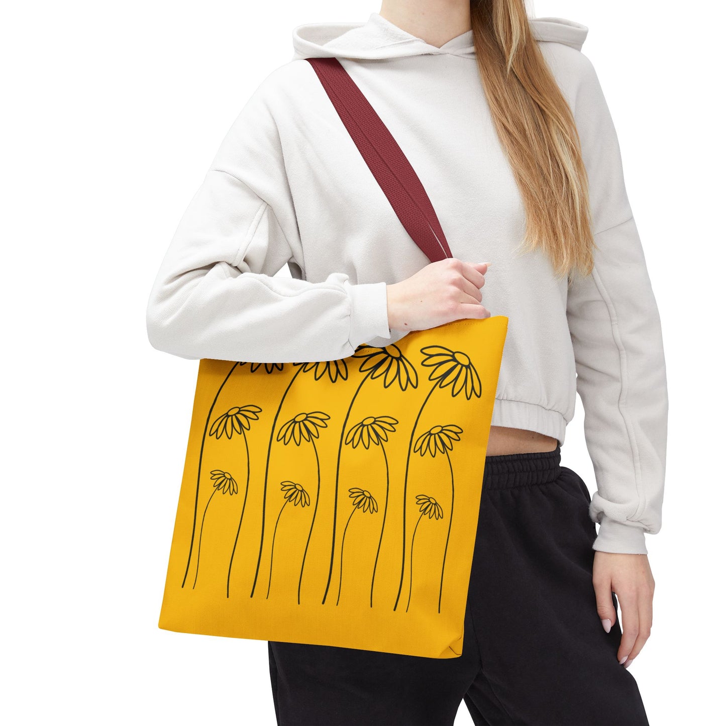 Yellow Flowers Tote Bag