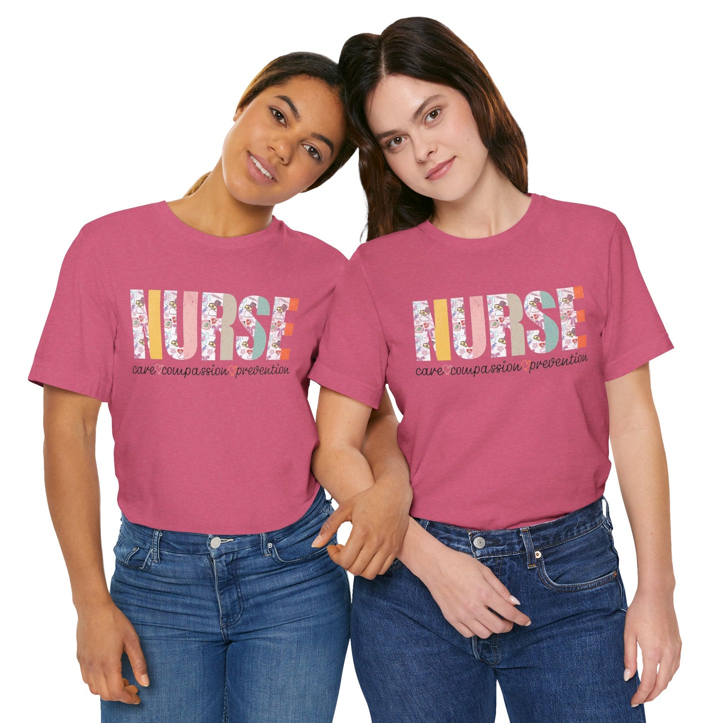 Nurse Tribute Tee, Nursing people Gift, Unisex Jersey T-Shirt. Proud Nurse.