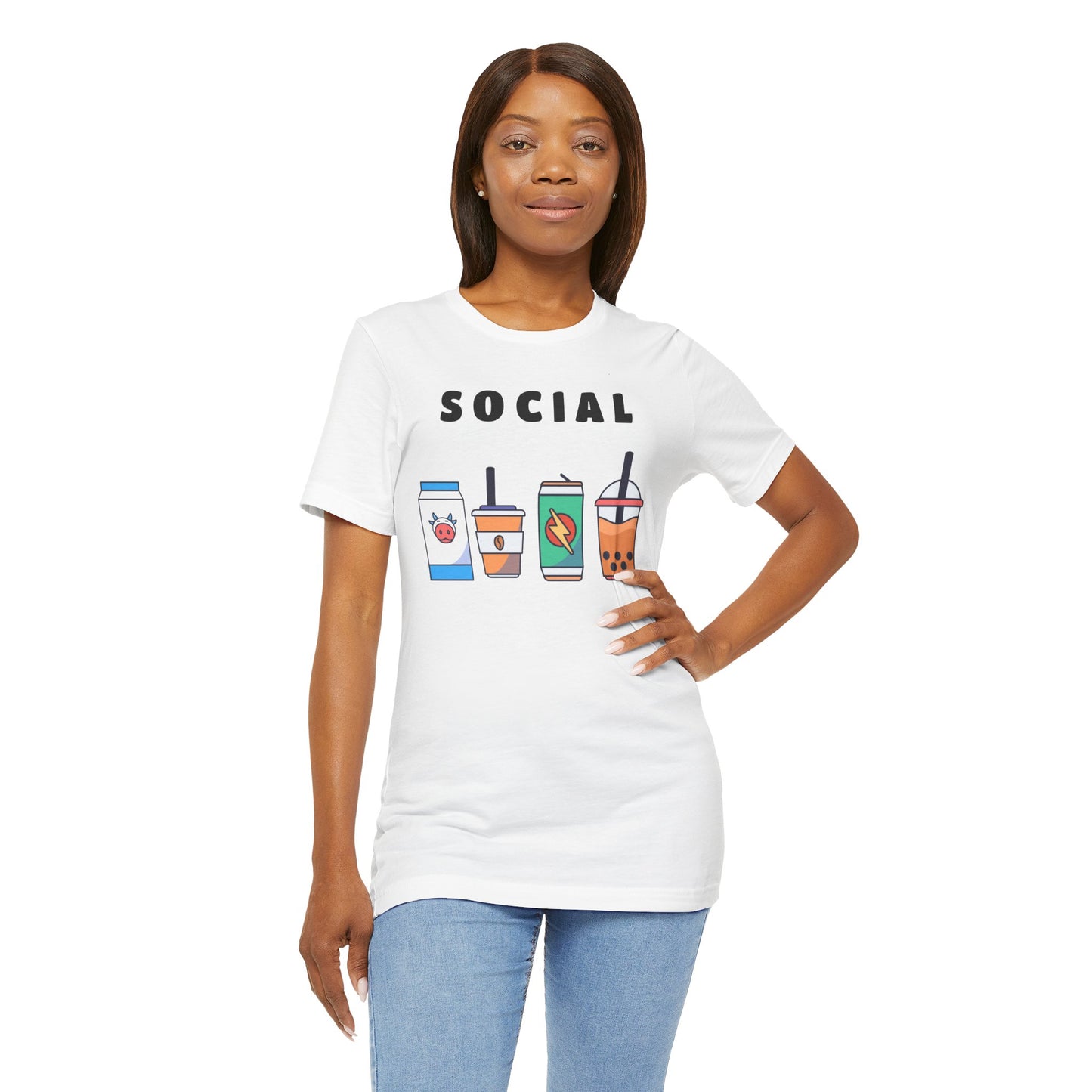 Soft Social Drinks T- Shirt.