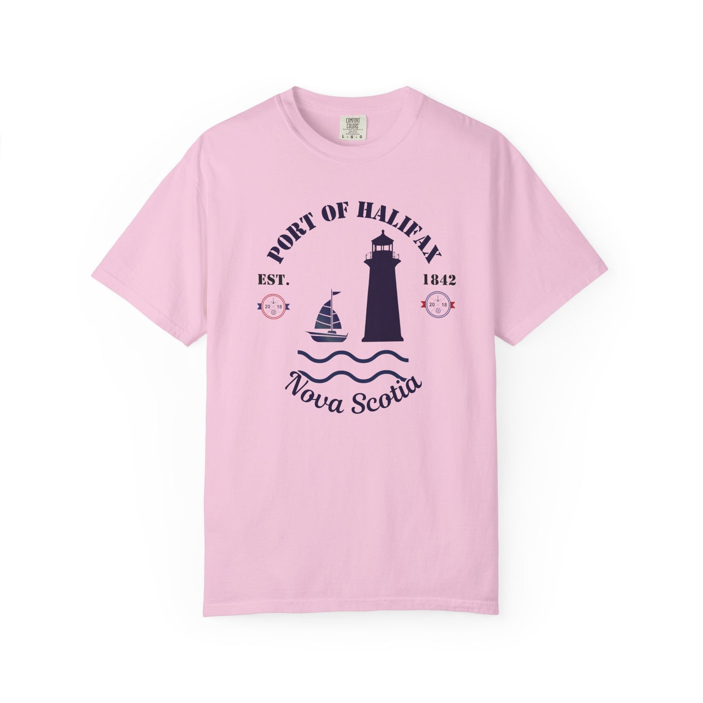 Navy Port Style Lighthouse T-Shirt.