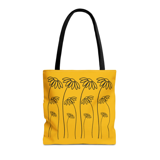Yellow Flowers Tote Bag