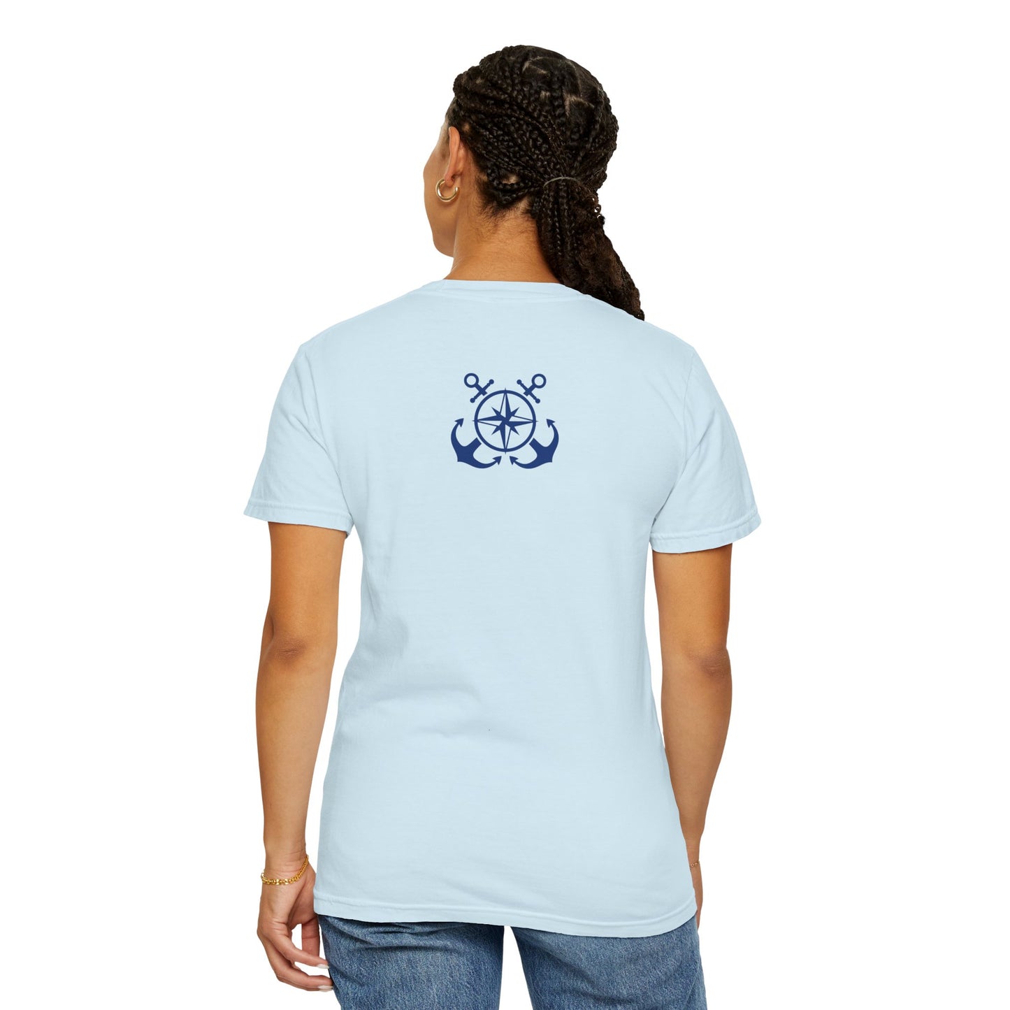 Navy Port Style Lighthouse T-Shirt.