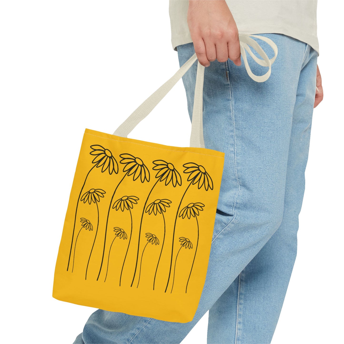 Yellow Flowers Tote Bag