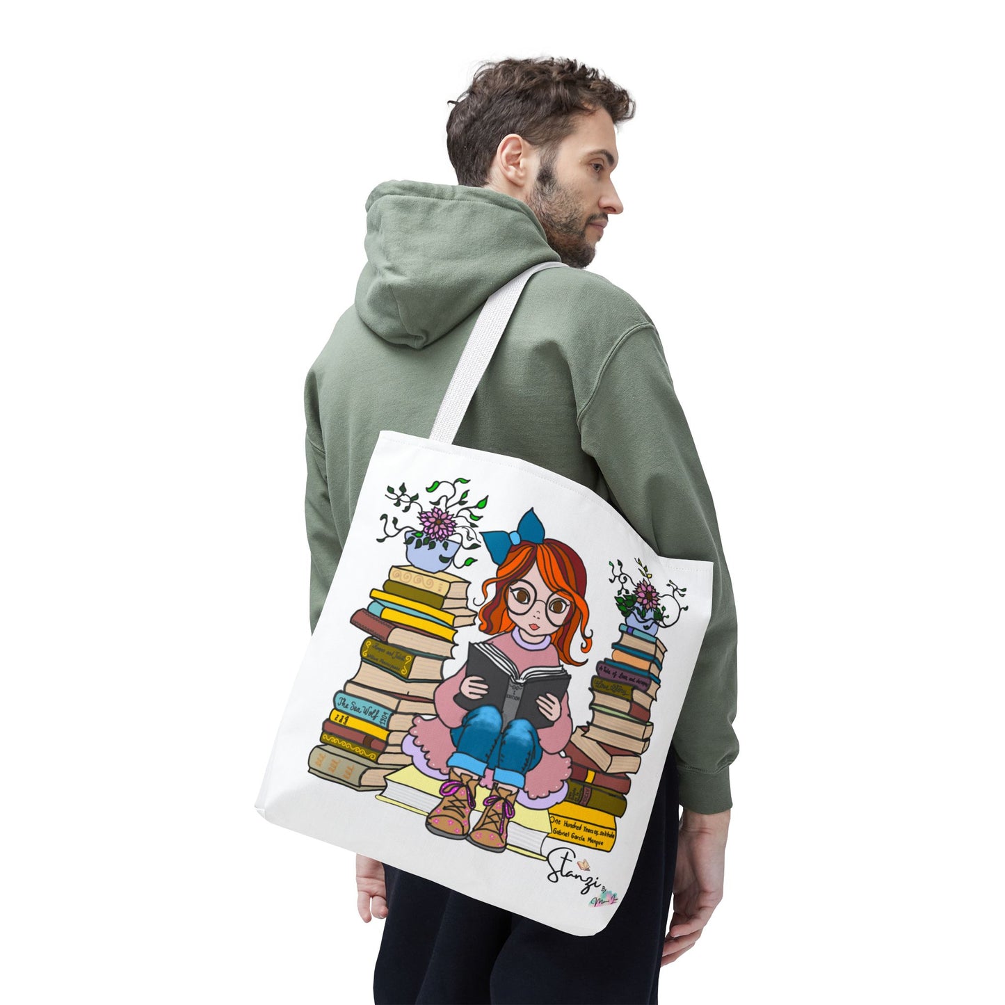 Stanzi "The Reader" Tote bag.