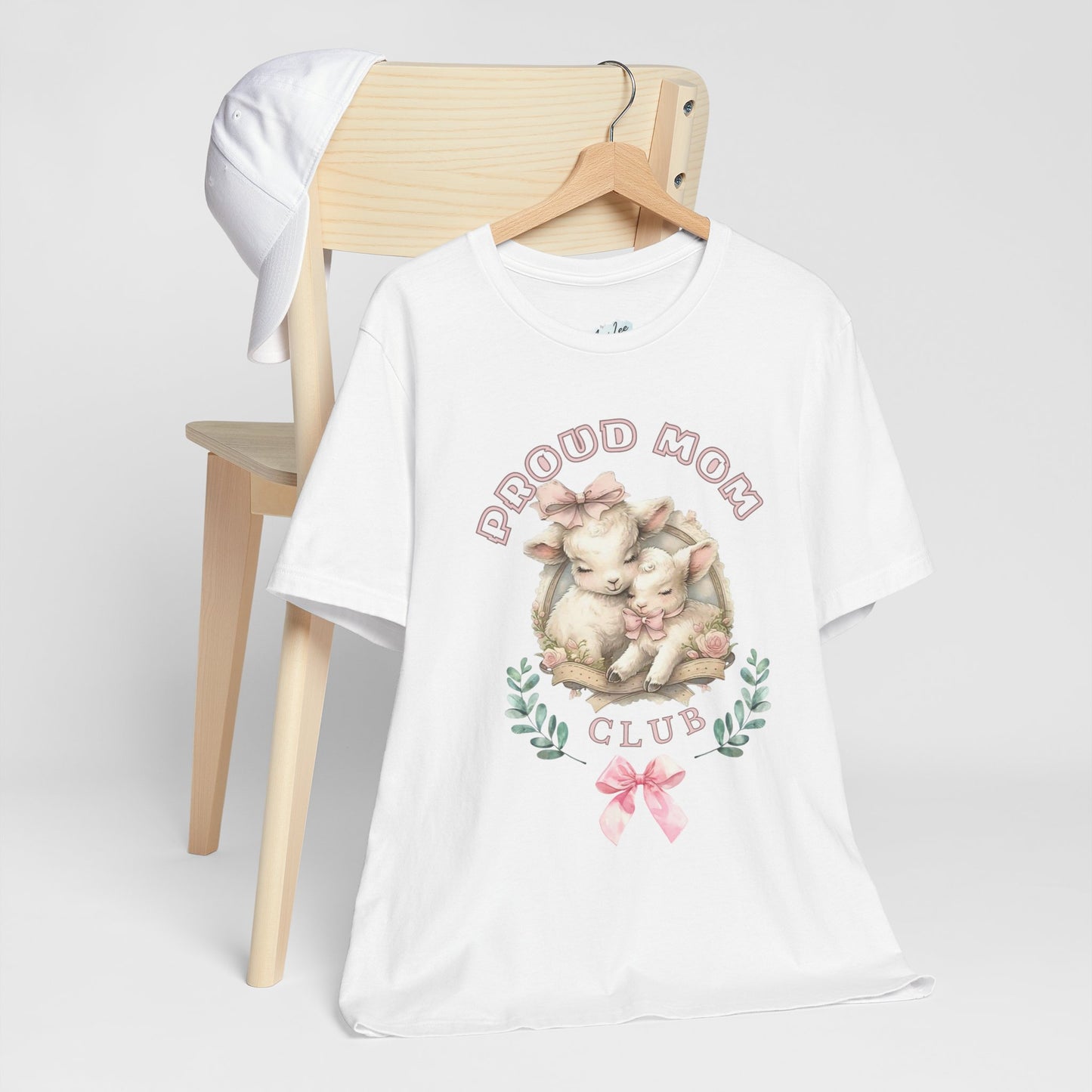 Proud Mom Club Tee, Mother's Day Gift, Coquette Style Shirt, Lifetime Member, Unisex T-Shirt.