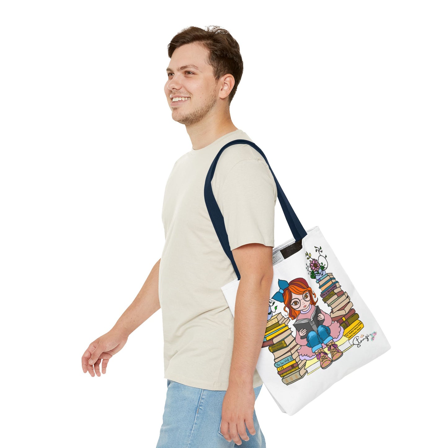 Stanzi "The Reader" Tote bag.