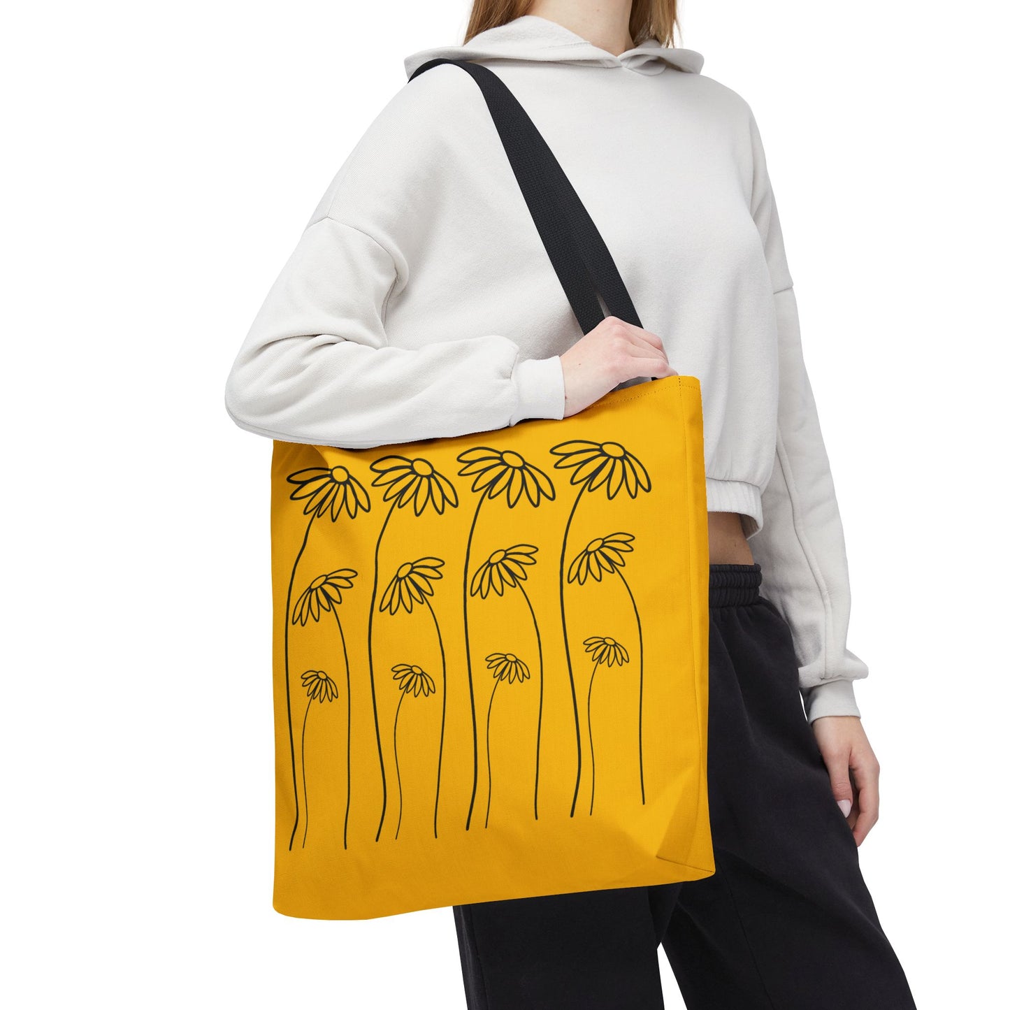 Yellow Flowers Tote Bag
