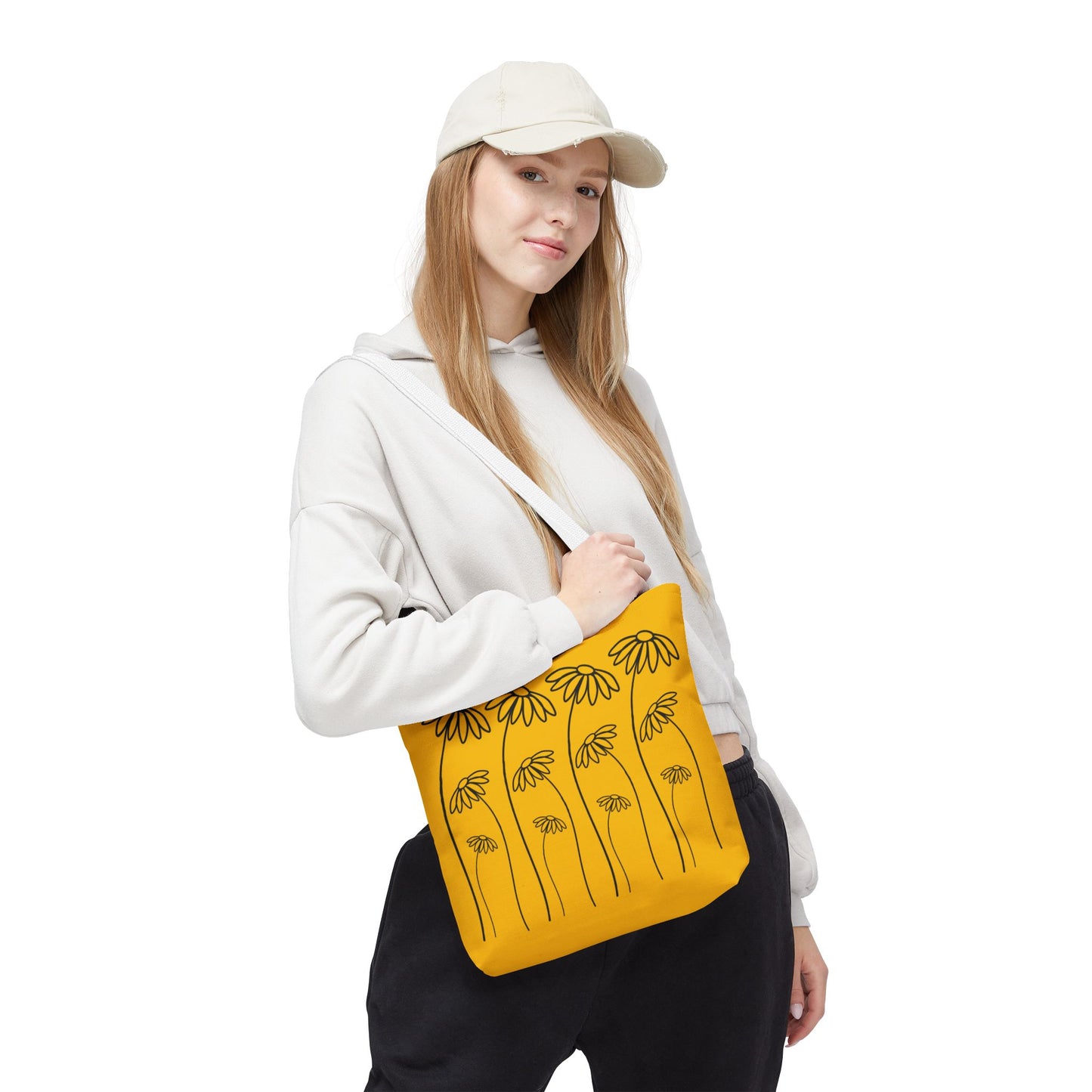 Yellow Flowers Tote Bag