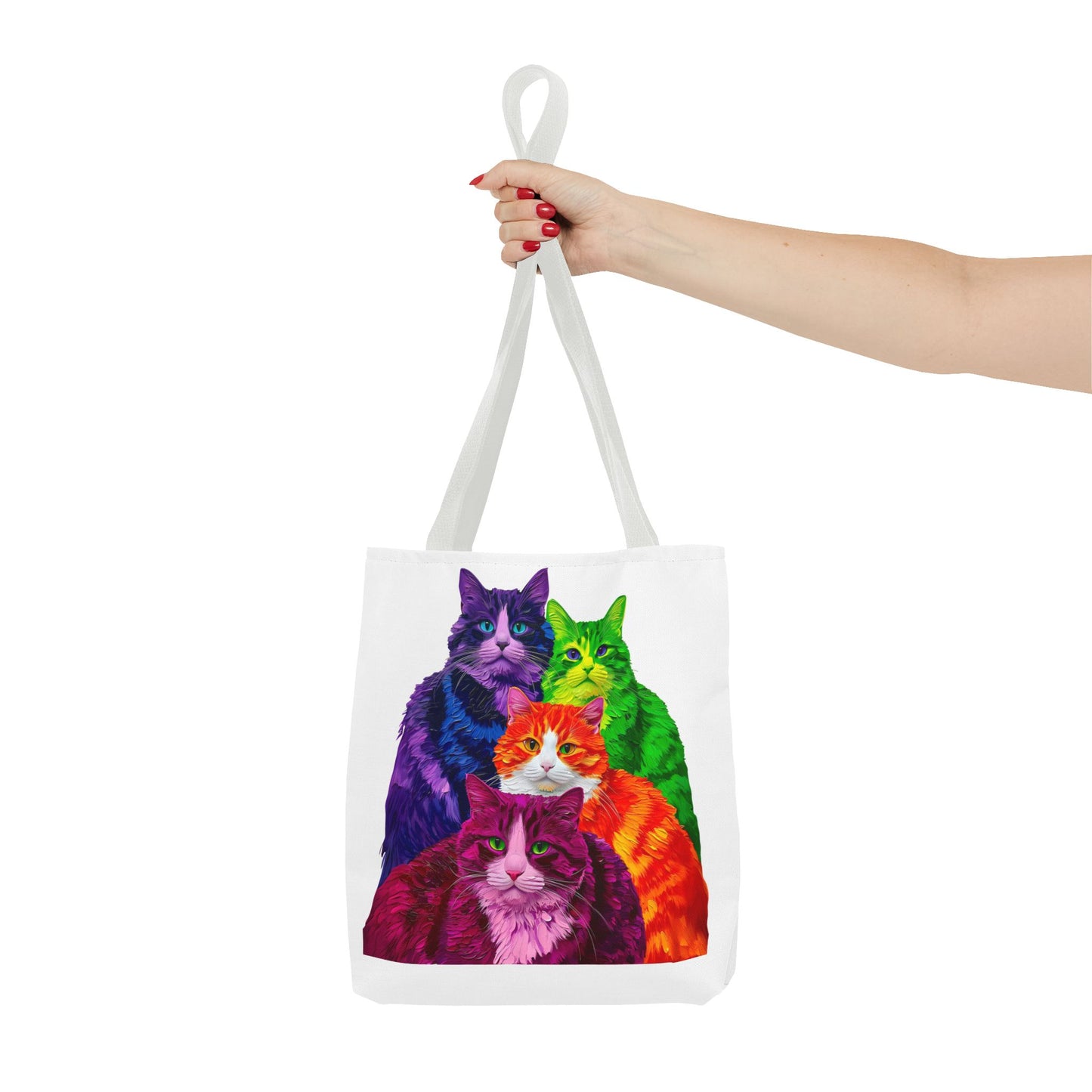 Vibrant Cat Tote Bag