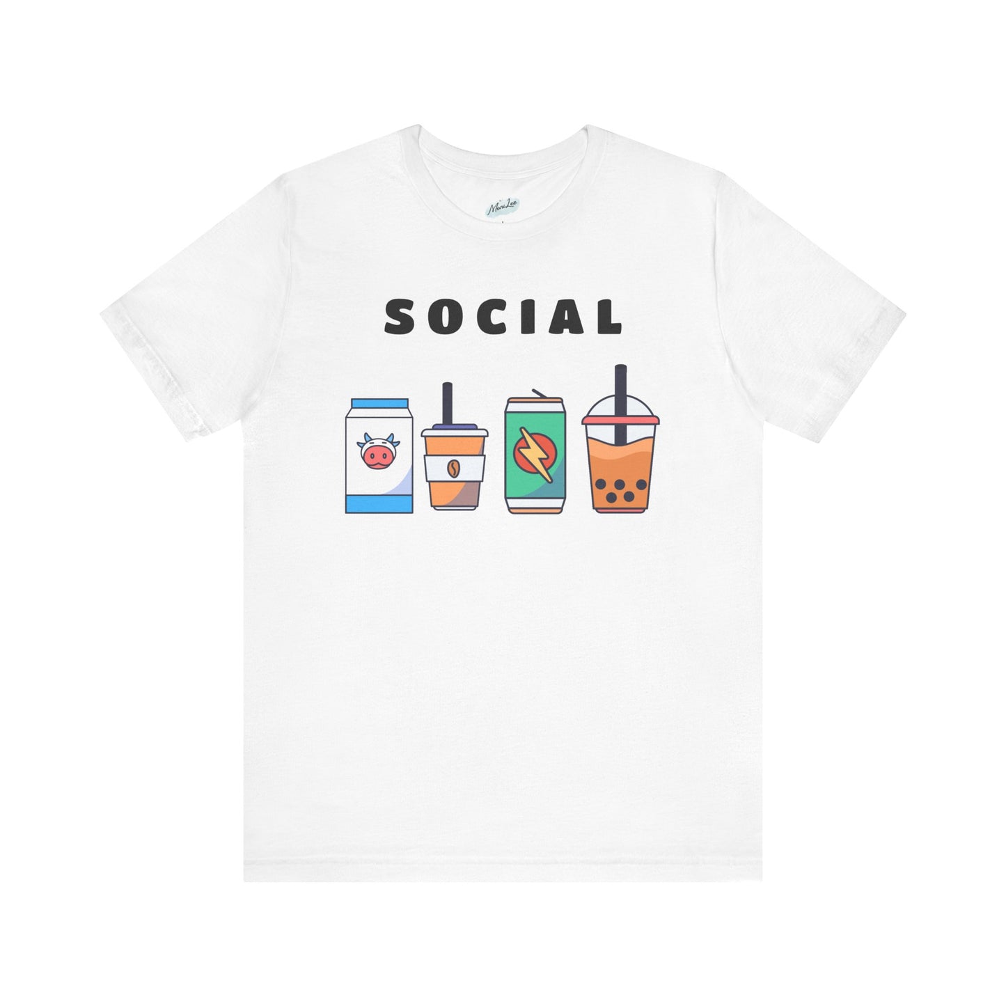 Beverage Lover Tee, Social Drinks Shirt, Unisex Jersey