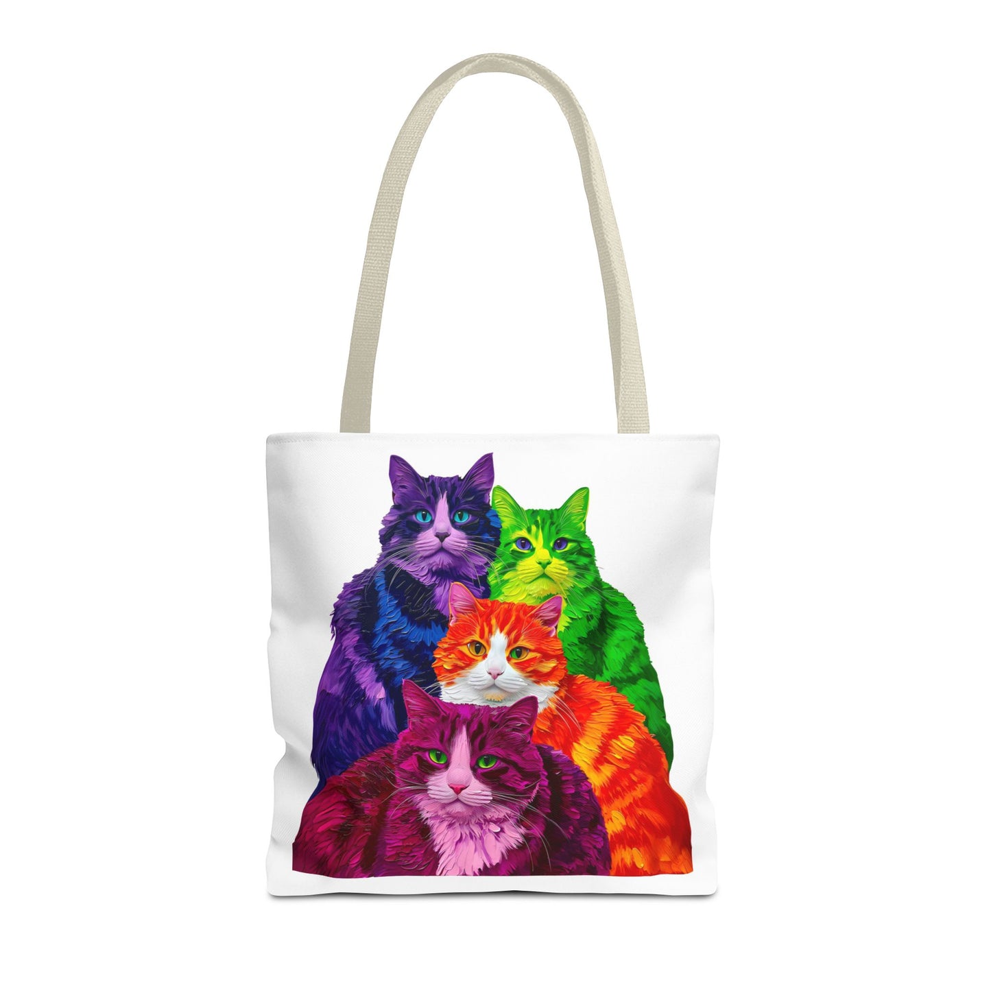Vibrant Cat Tote Bag