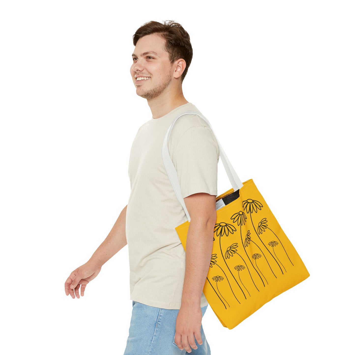 Yellow Flowers Tote Bag