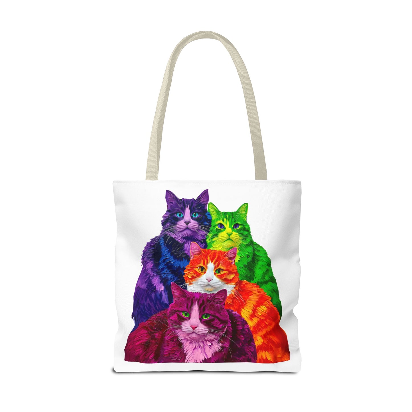 Vibrant Cat Tote Bag