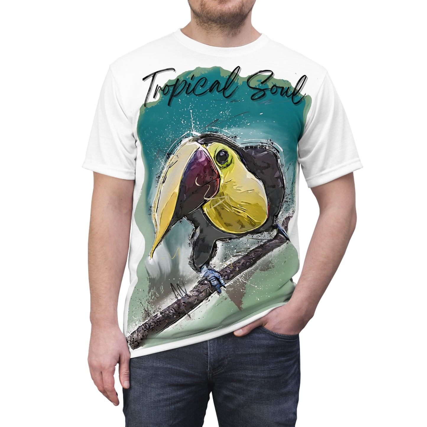 Vibrant Toucan Art T-Shirt