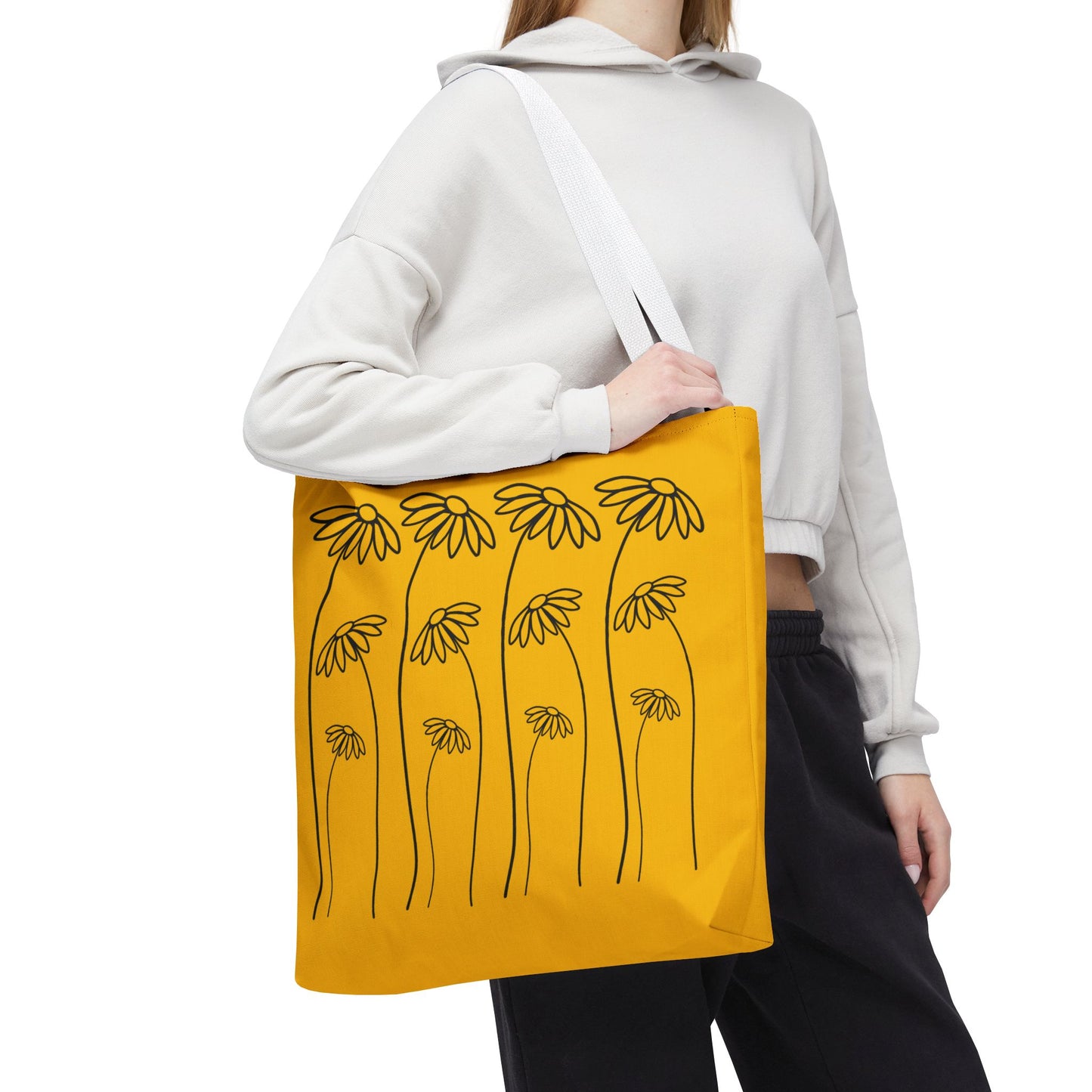 Yellow Flowers Tote Bag