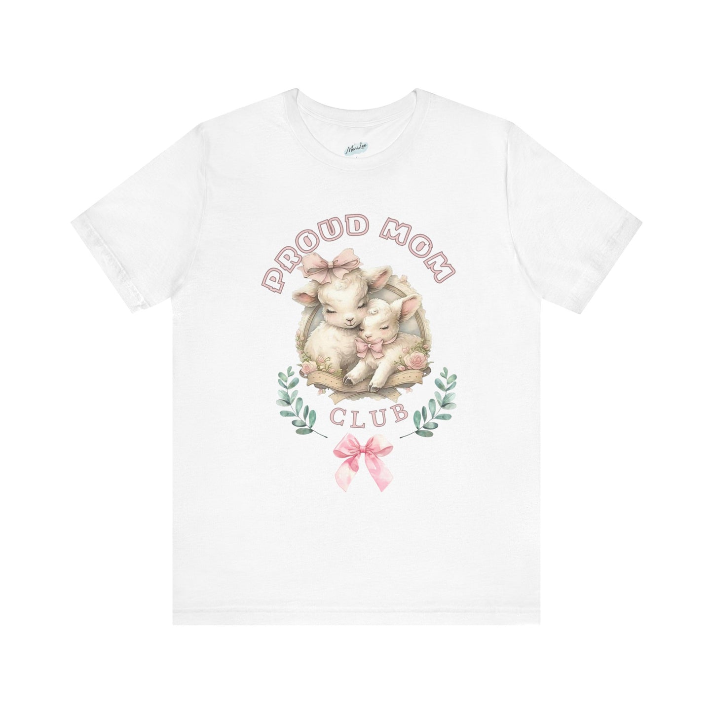 Proud Mom Club Tee, Mother's Day Gift, Coquette Style Shirt, Lifetime Member, Unisex T-Shirt.
