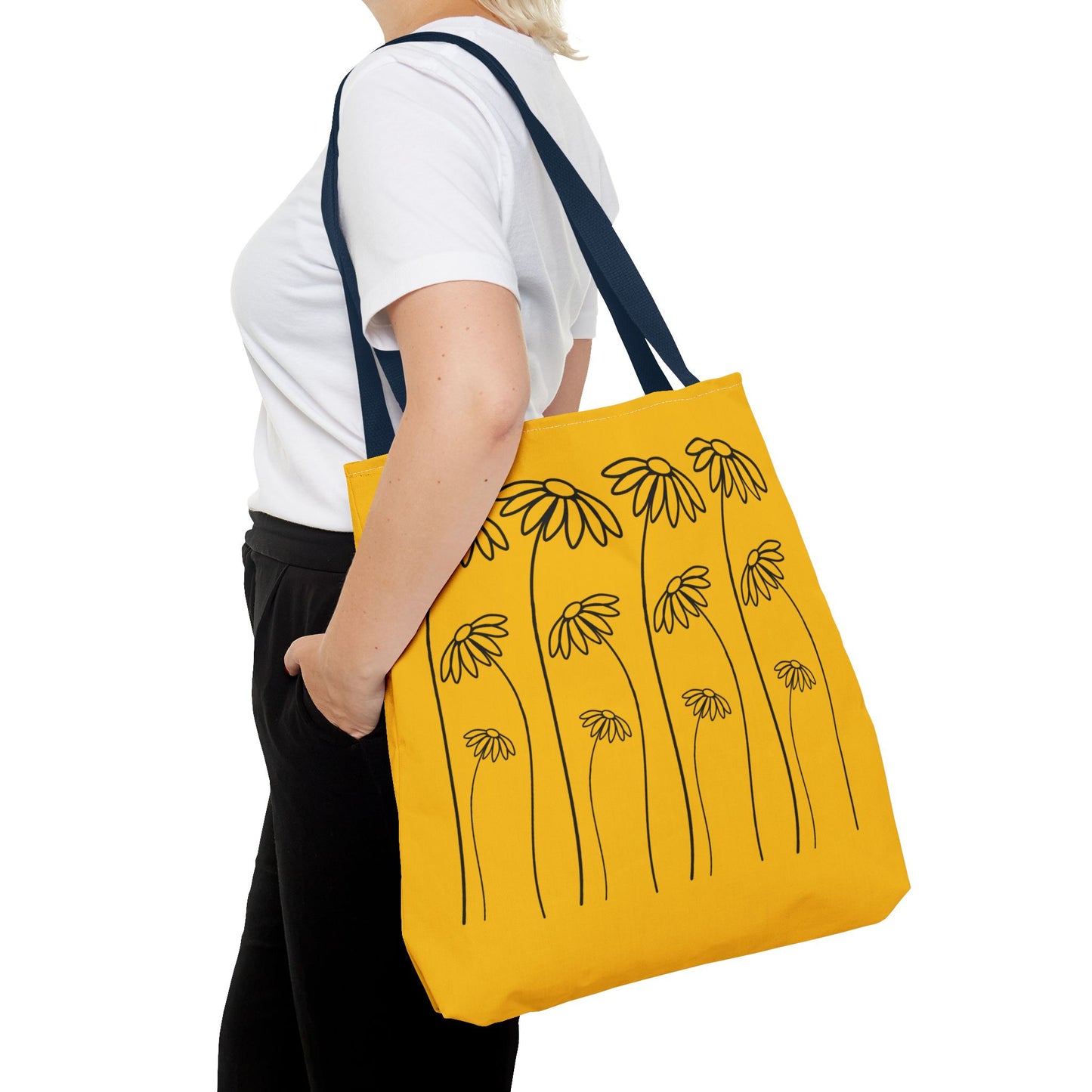 Yellow Flowers Tote Bag