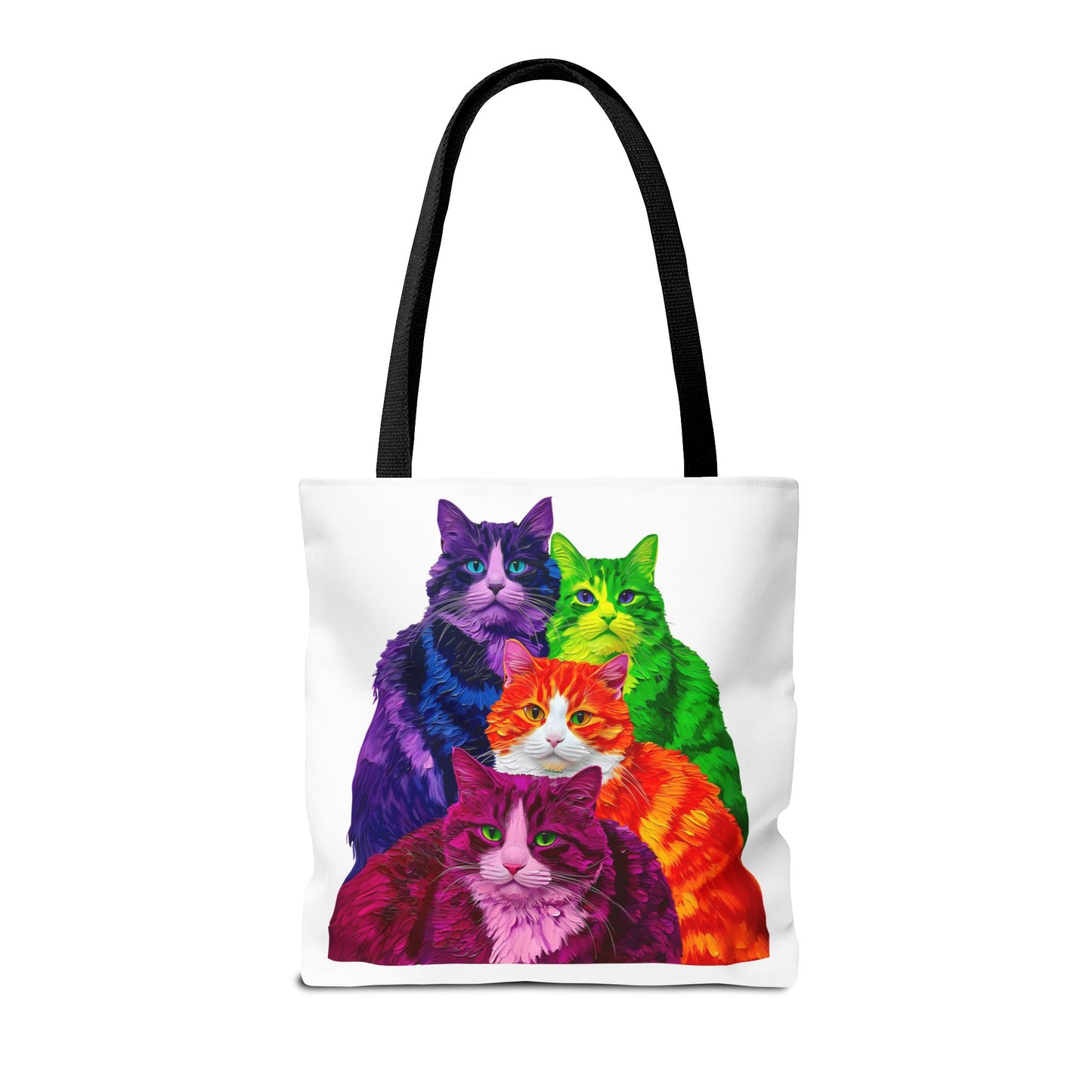 Vibrant Cat Tote Bag