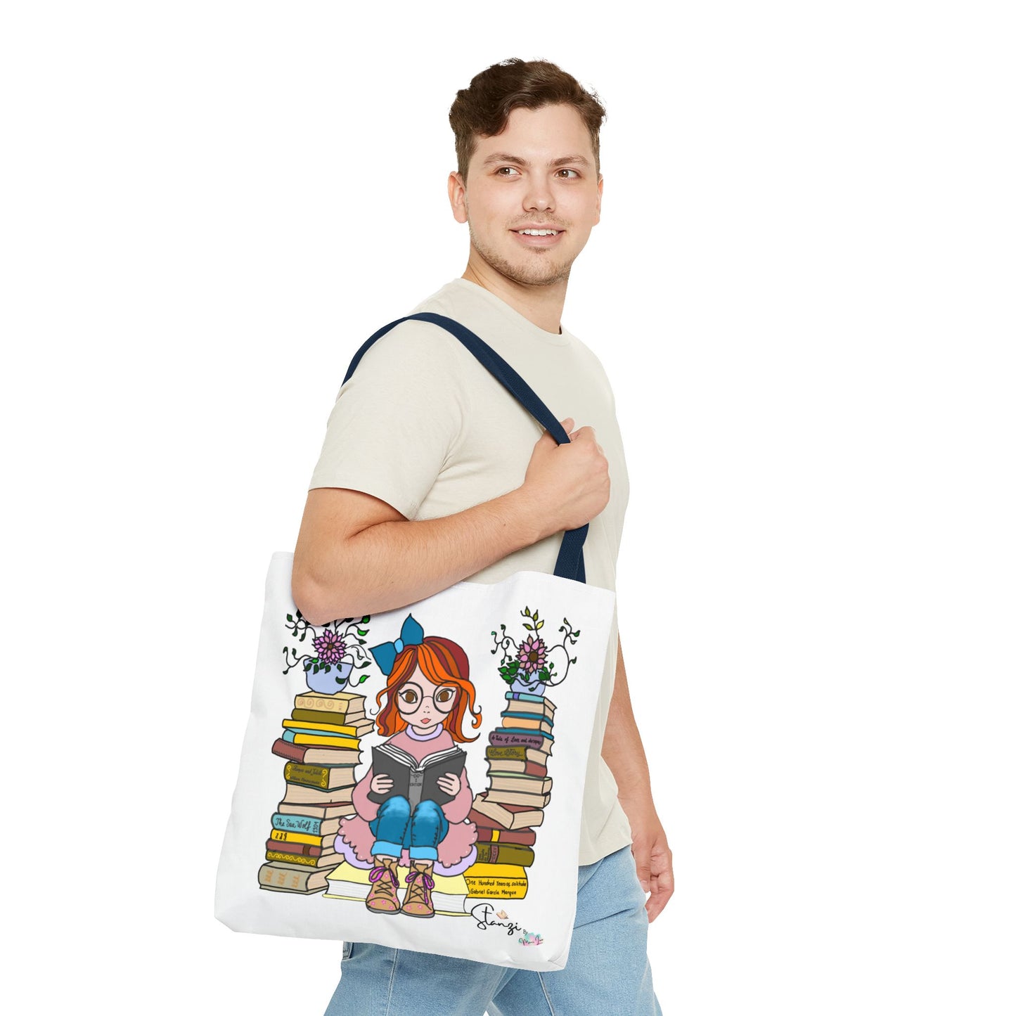 Stanzi "The Reader" Tote bag.