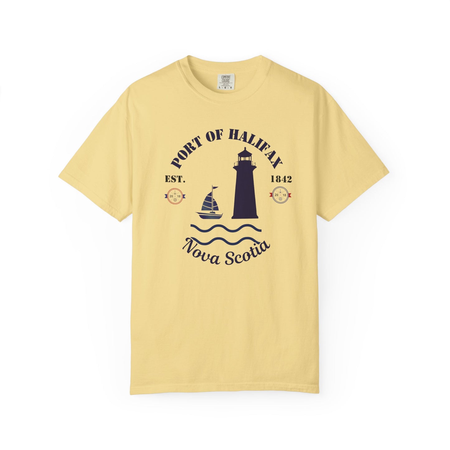 Navy Port Style Lighthouse T-Shirt.