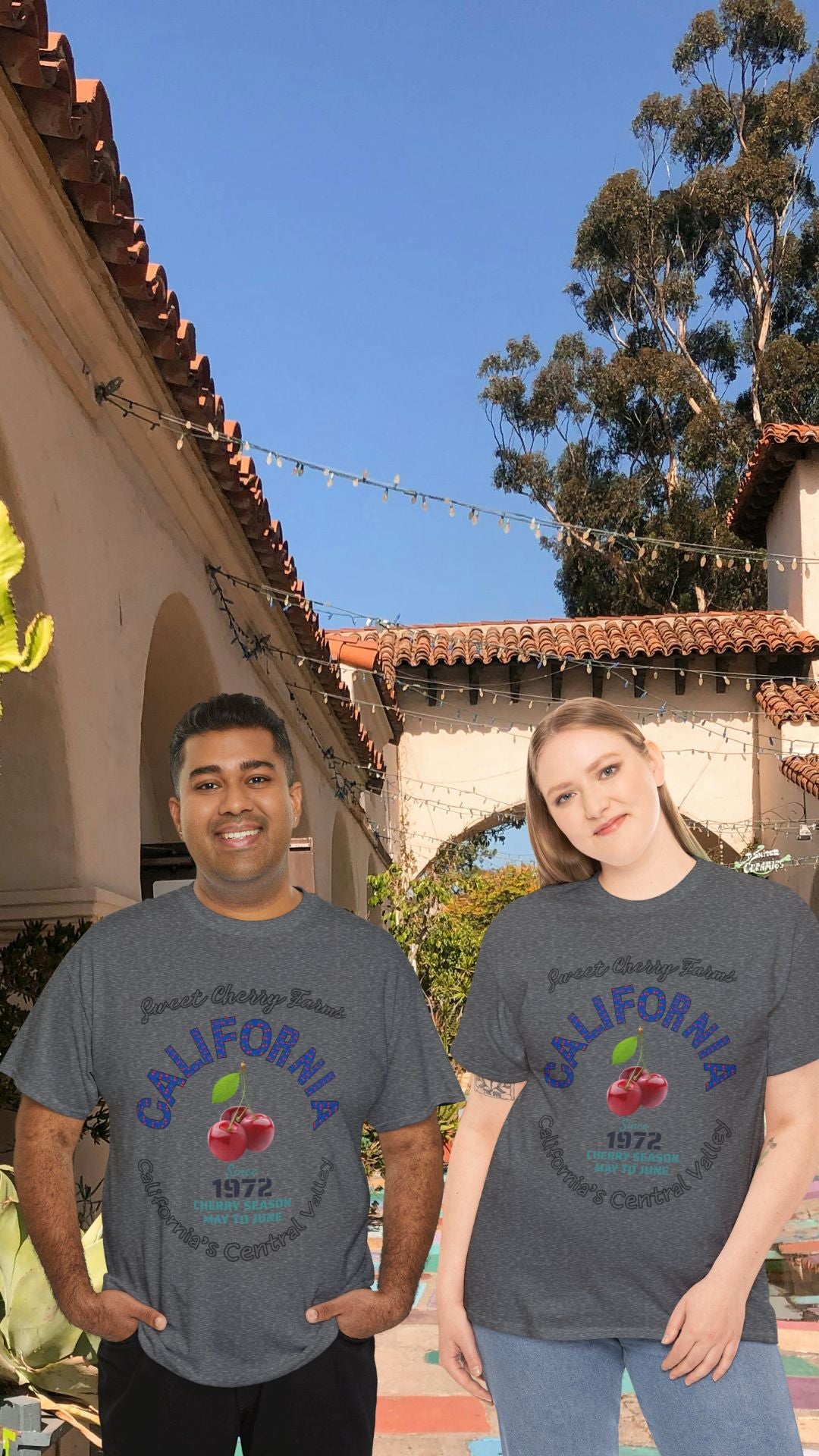 California Cherry Season T-shirt.