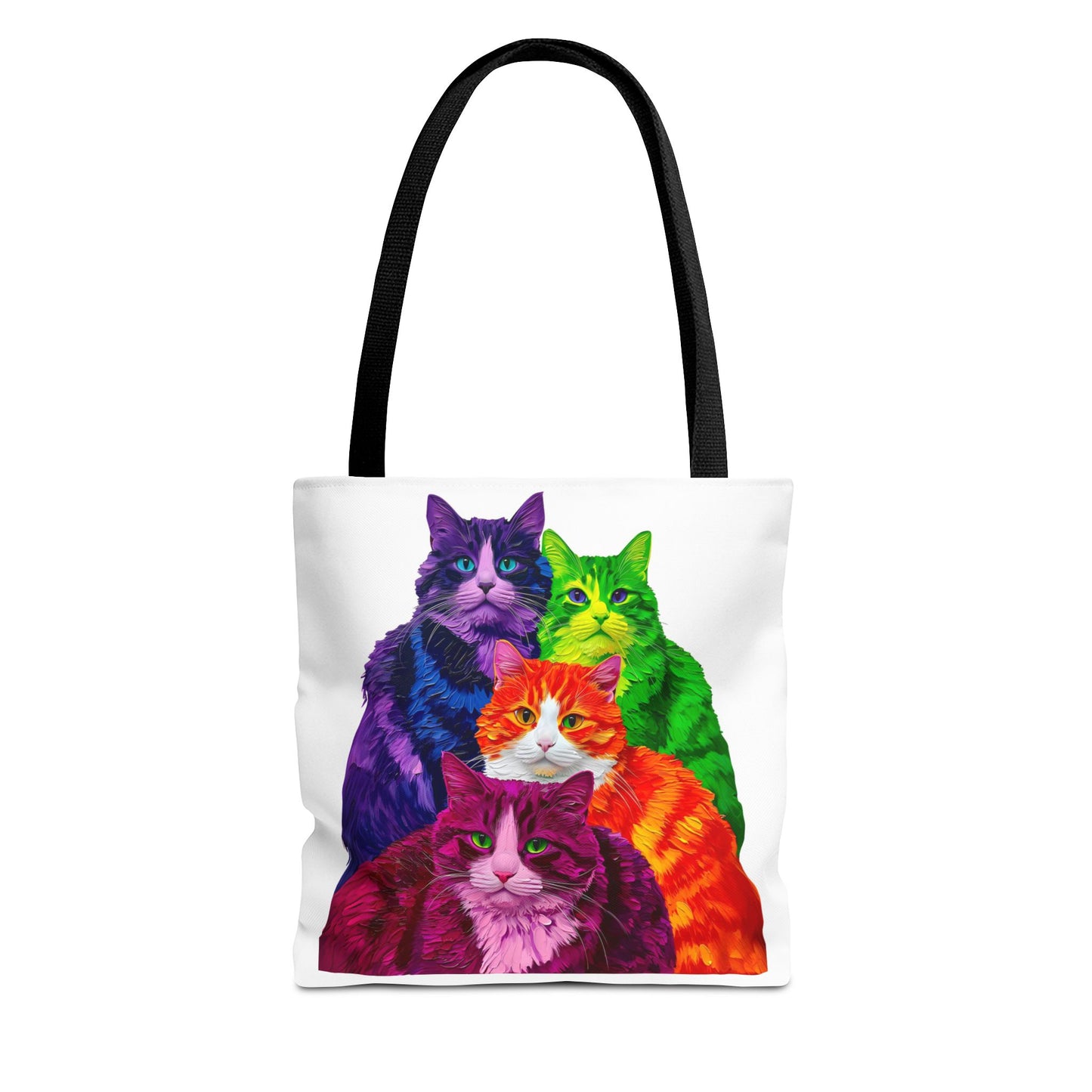 Vibrant Cat Tote Bag