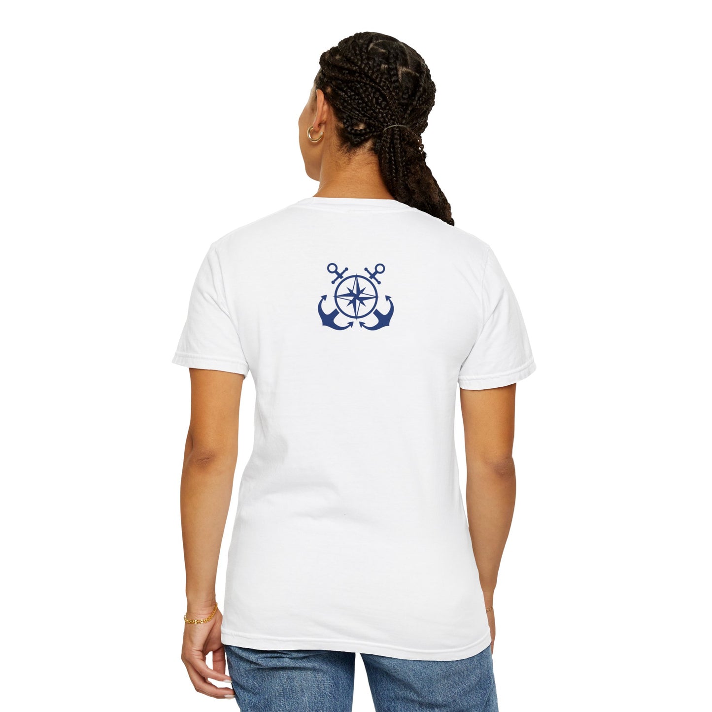 Navy Port Style Lighthouse T-Shirt.
