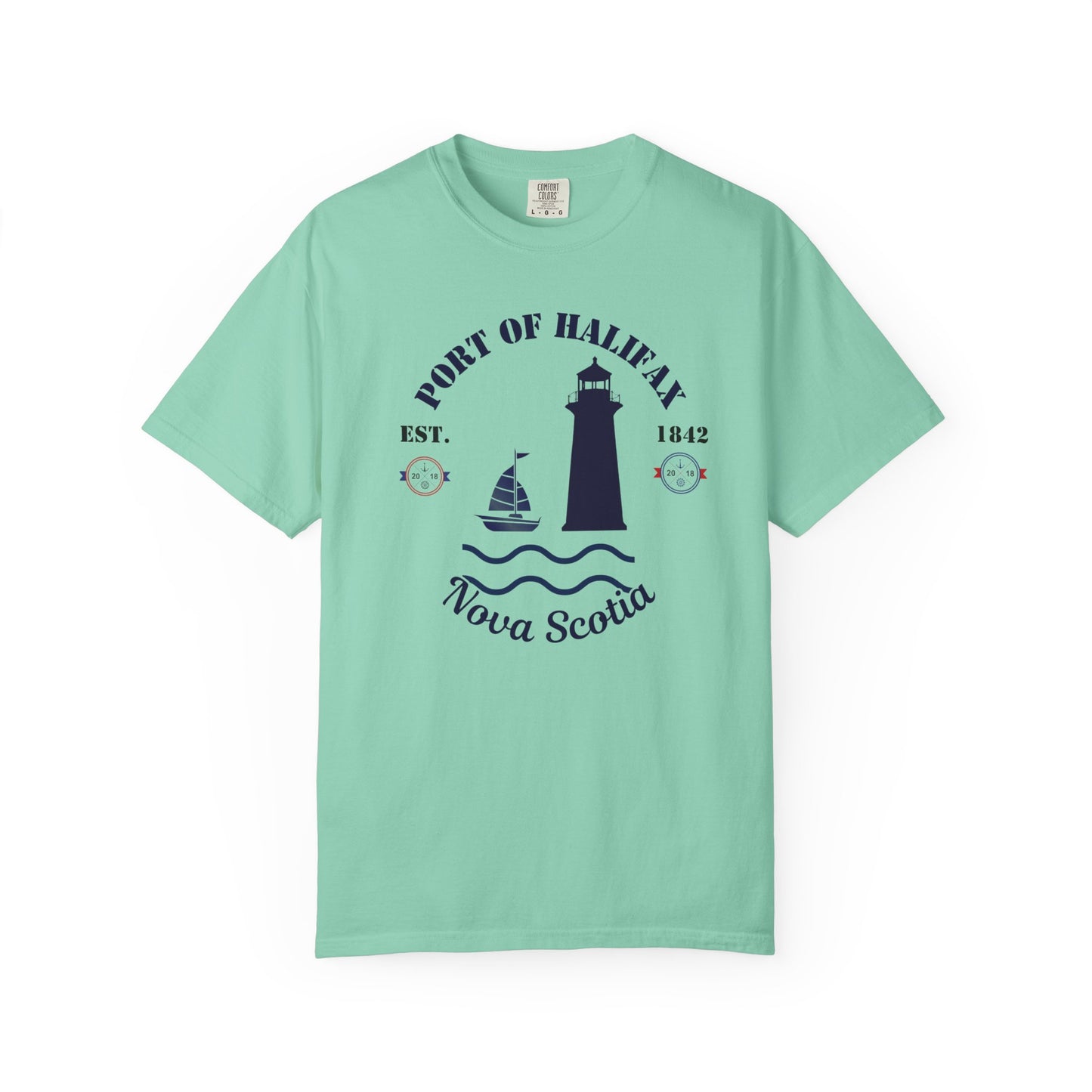 Navy Port Style Lighthouse T-Shirt.