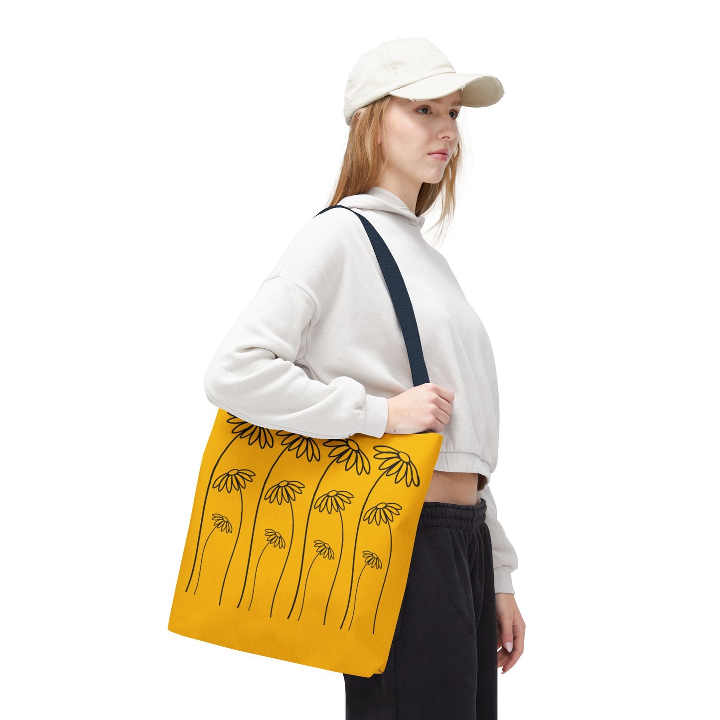 Yellow Flowers Tote Bag