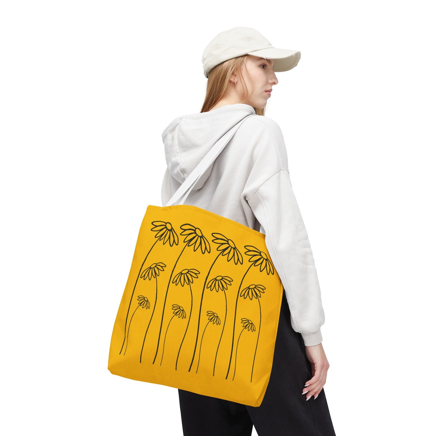 Yellow Flowers Tote Bag