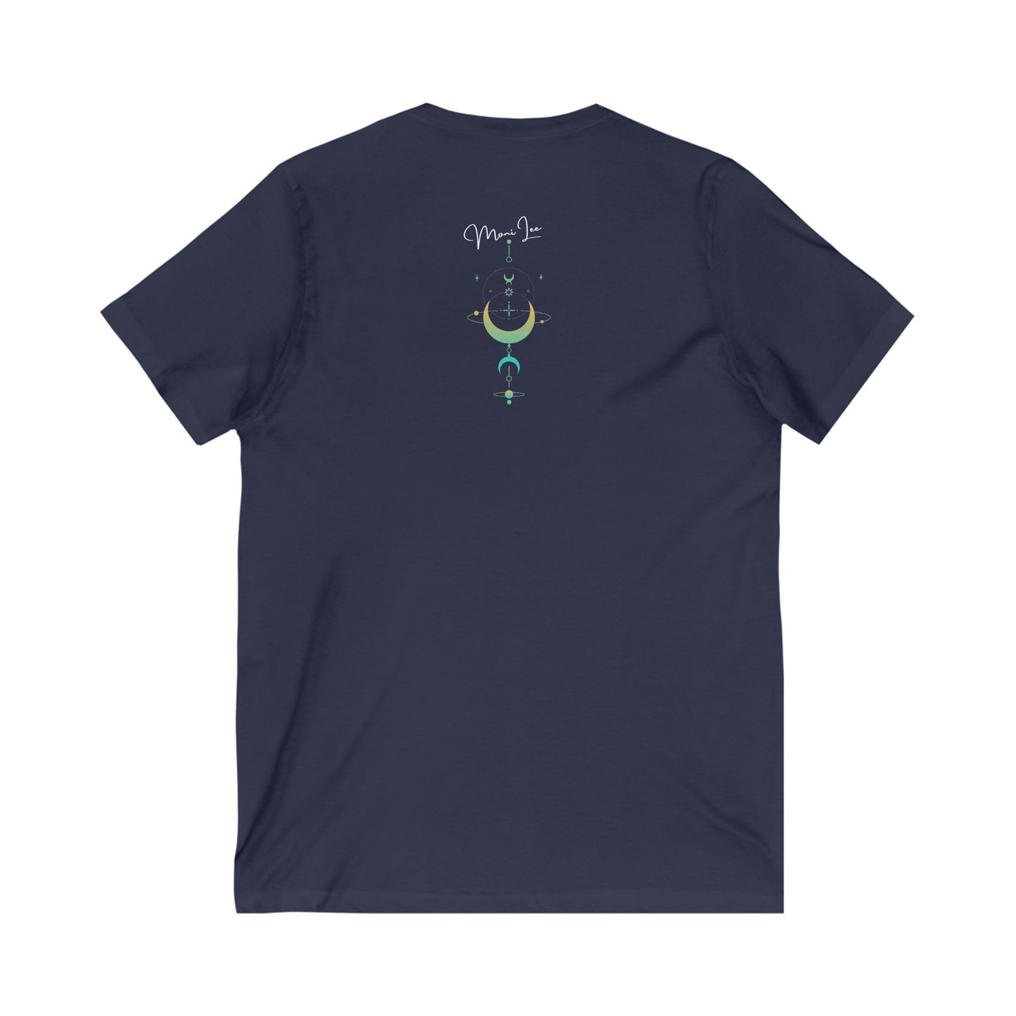 Moon V-Neck T-Shirt. Silhouette collection.