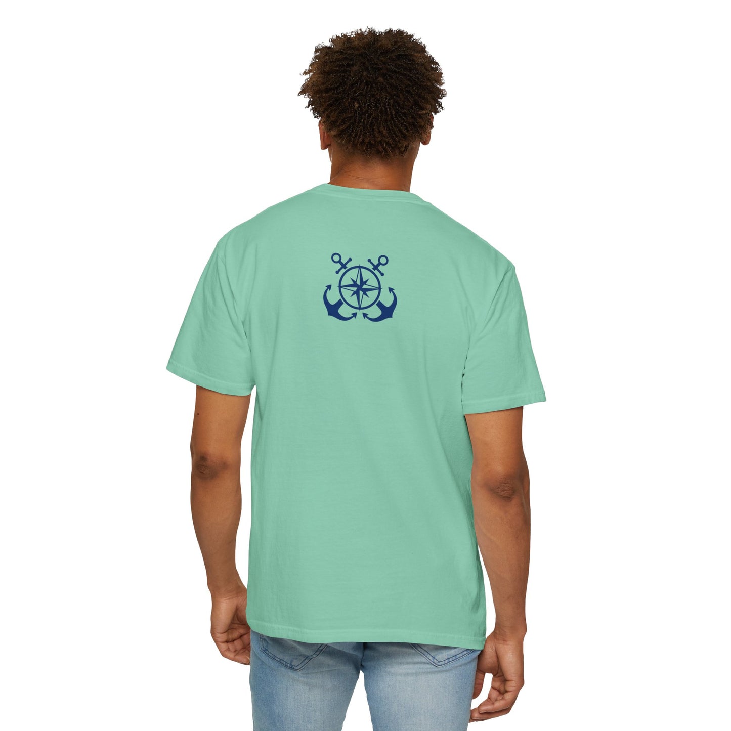 Navy Port Style Lighthouse T-Shirt.