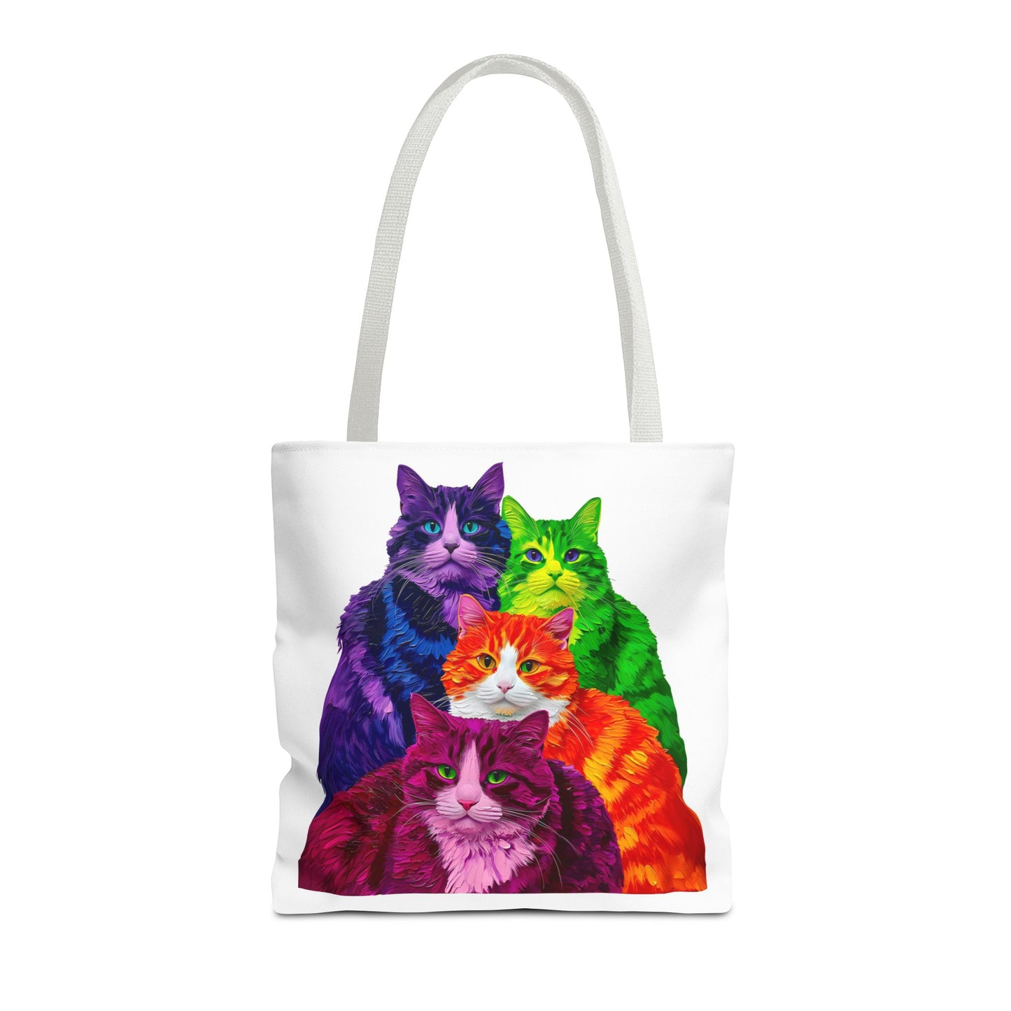 Vibrant Cat Tote Bag