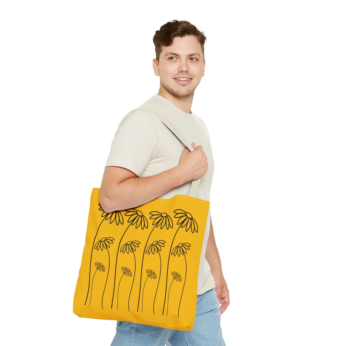 Yellow Flowers Tote Bag
