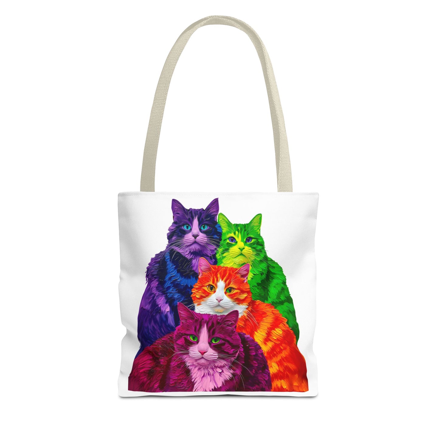 Vibrant Cat Tote Bag