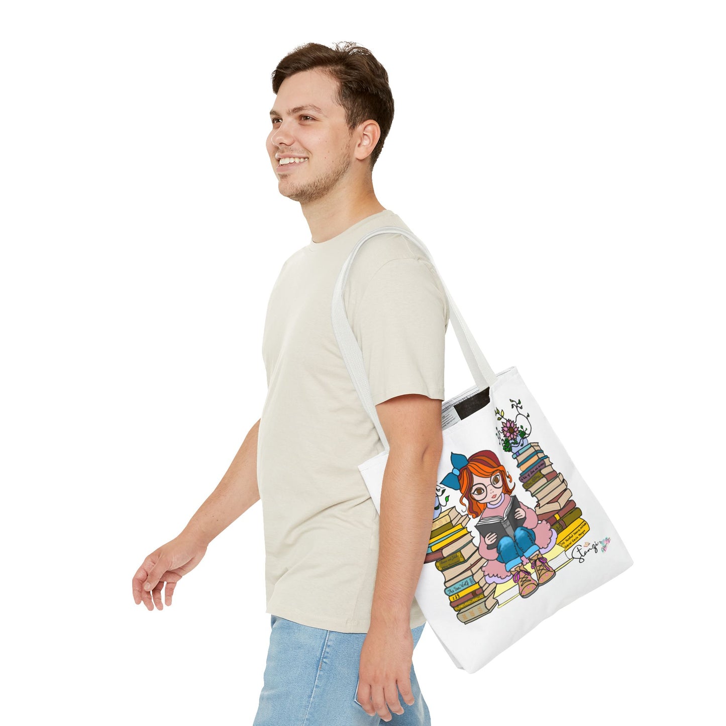 Stanzi "The Reader" Tote bag.