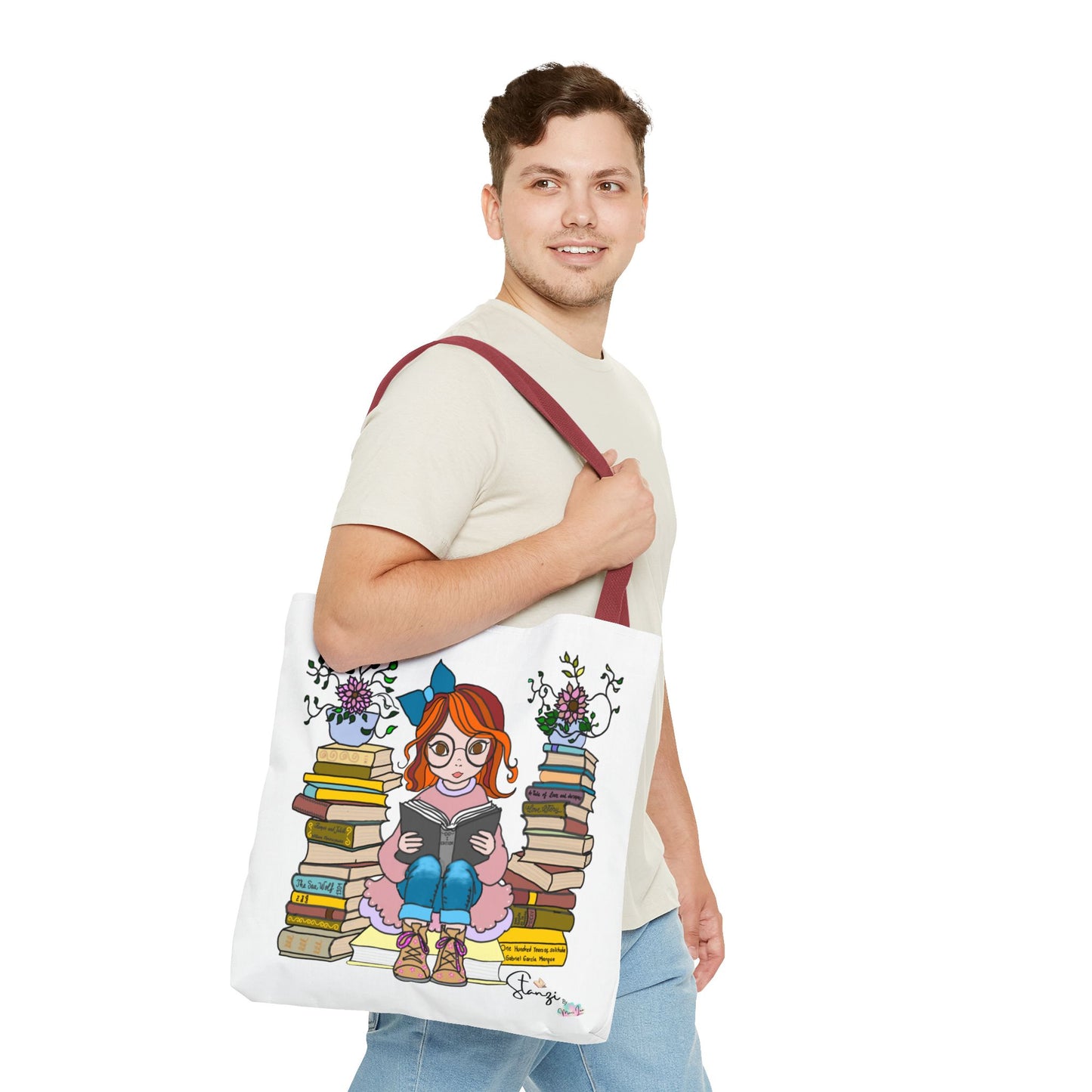 Stanzi "The Reader" Tote bag.