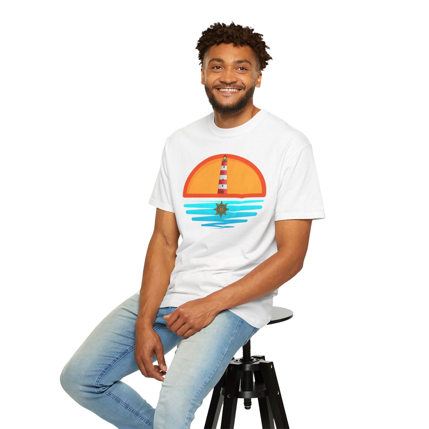 Lighthouse T-shirt Marine Style