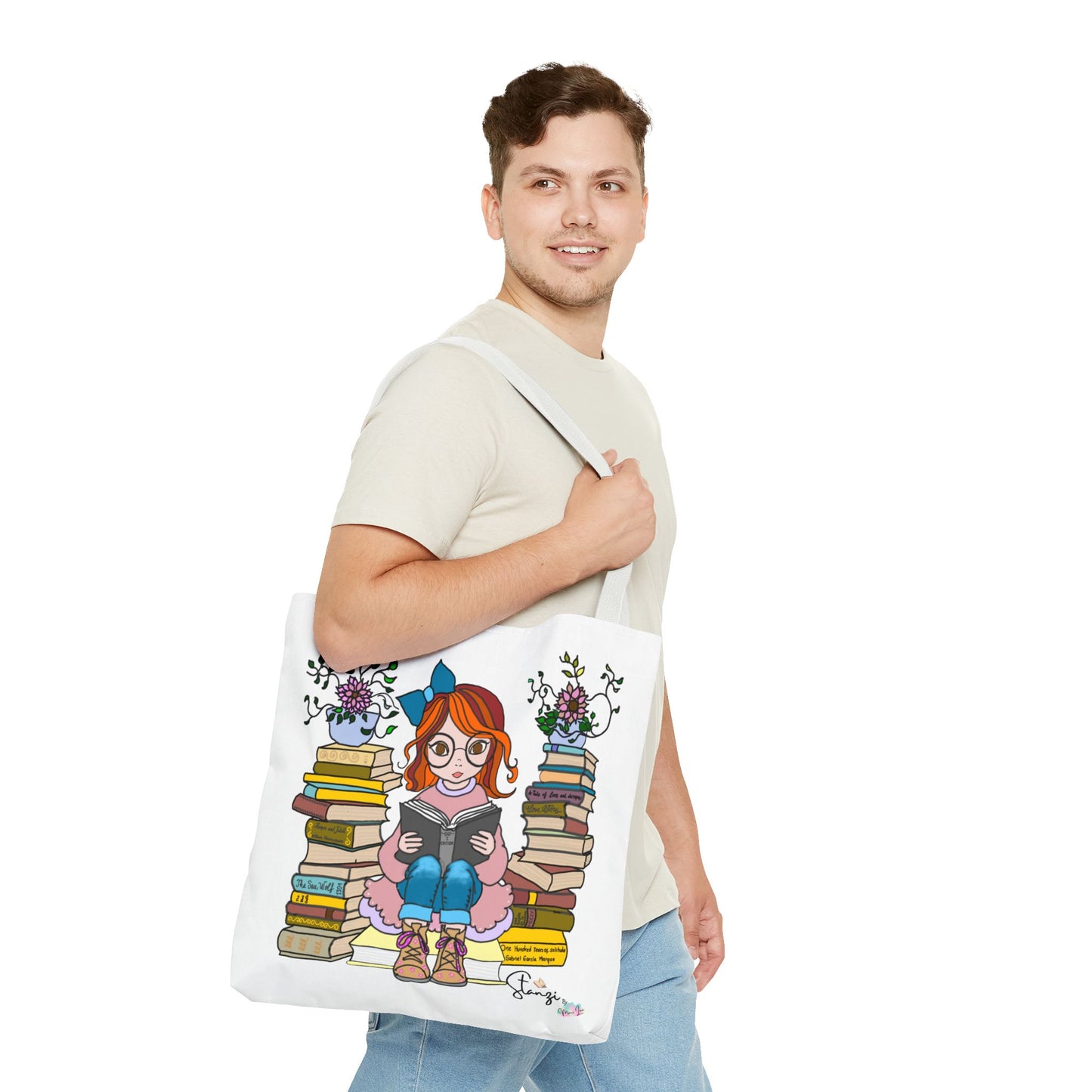 Stanzi "The Reader" Tote bag.